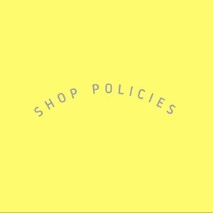 ❗️ Shop Policies ❗️